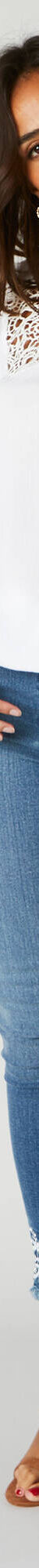 7/8-jeans met borduursel (bleached) 7/8-jeans met borduursel (bleached)